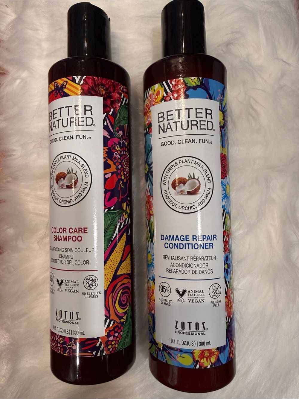 Color Care Shampoo & Damage Repair Conditioner Set - Multicolor Floral